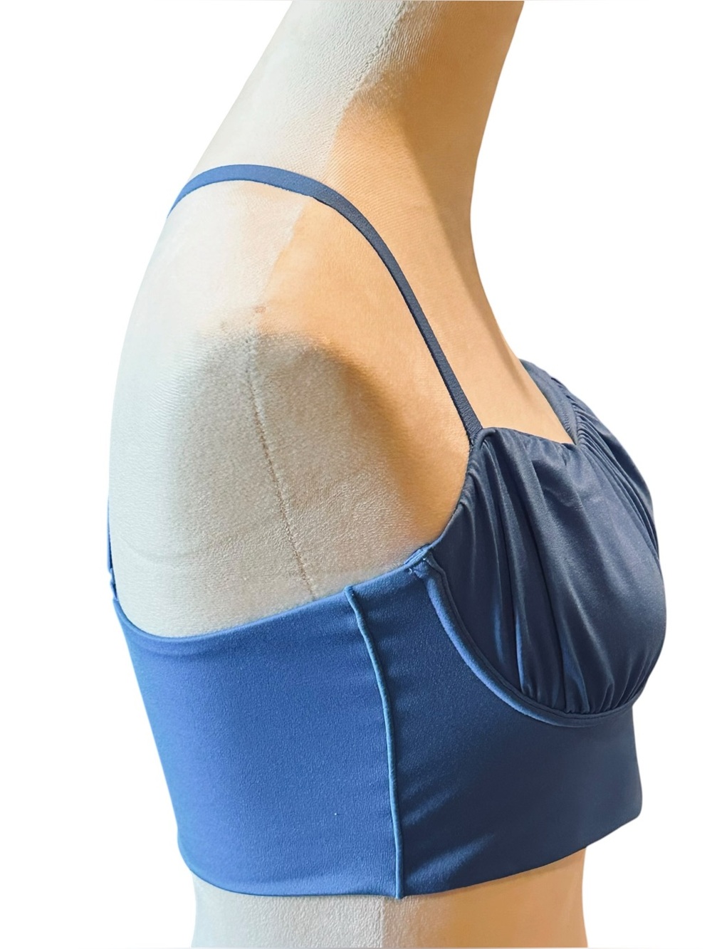 OFFLINE By Aerie Real Me Ruched Corset Sports Bra Women’s Size Medium - Picture 4 of 9